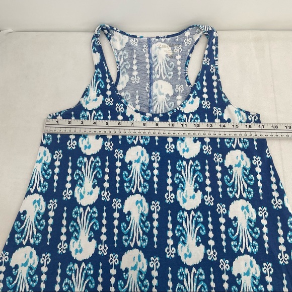 Lilly Pulitzer Melle Dress in Indigo "Get in Line Size Small - Picture 7 of 9